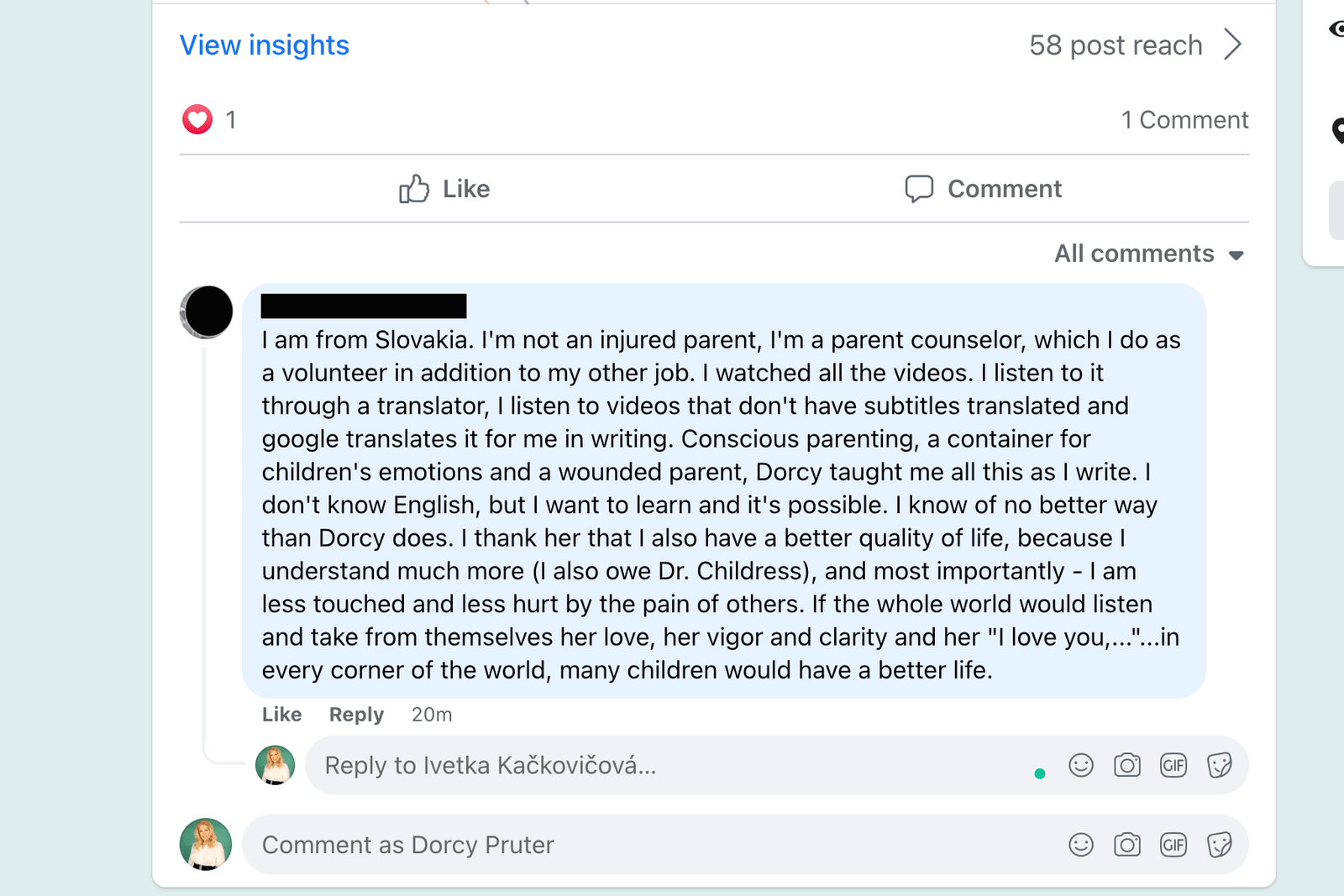 Community Comment