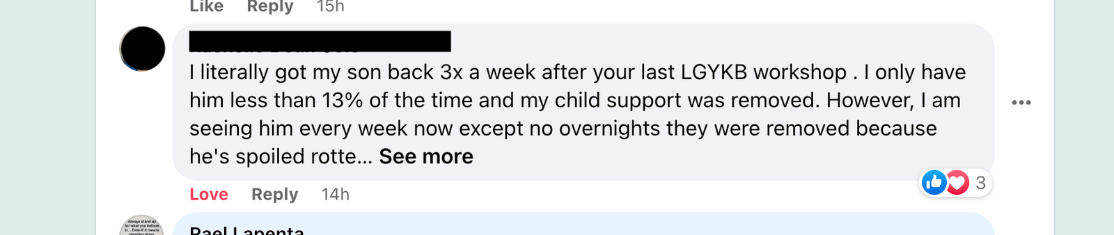 Community feedback